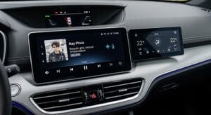 In-car voice assistant managing music and climate control